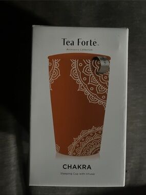 Chakra Steeping Cup with Infuser — Orange